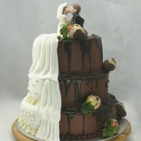 Wedding Cake - Half and Half